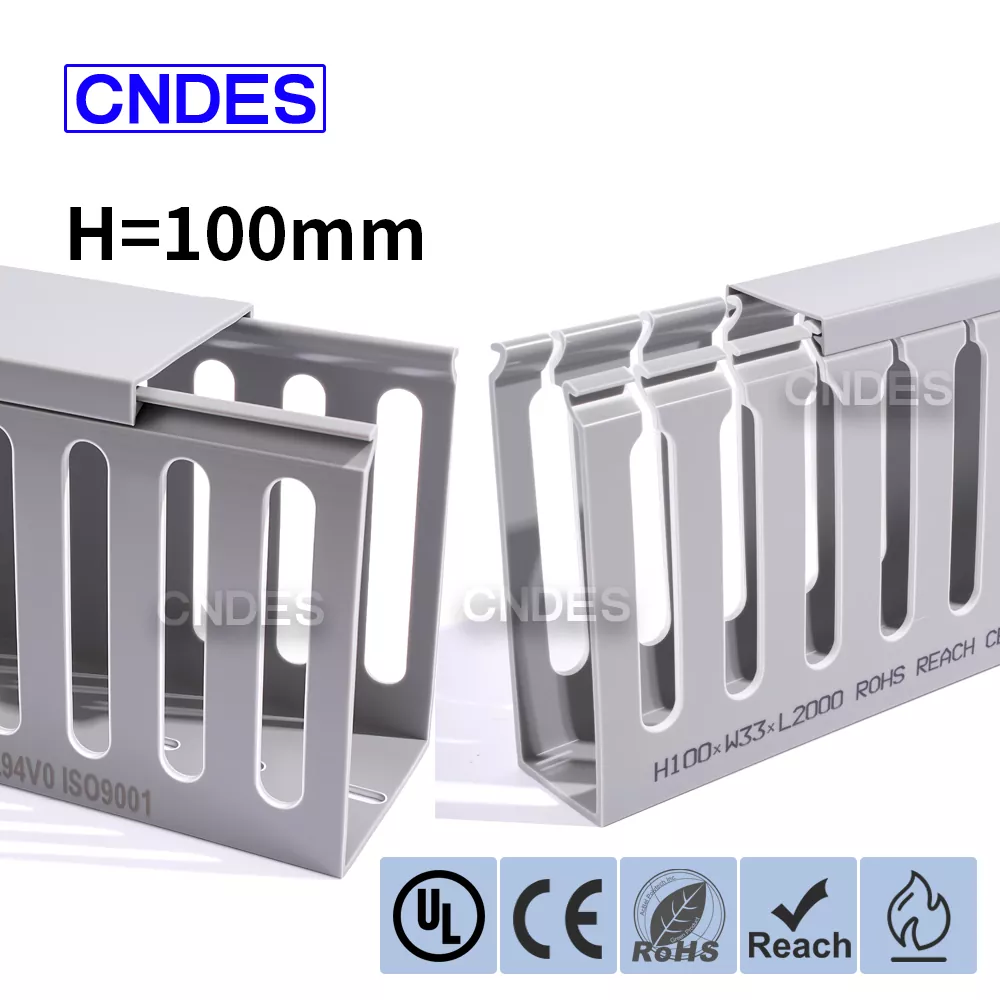 Висина 100 мм отворени прорез ПВЦ кућишта за ожичење