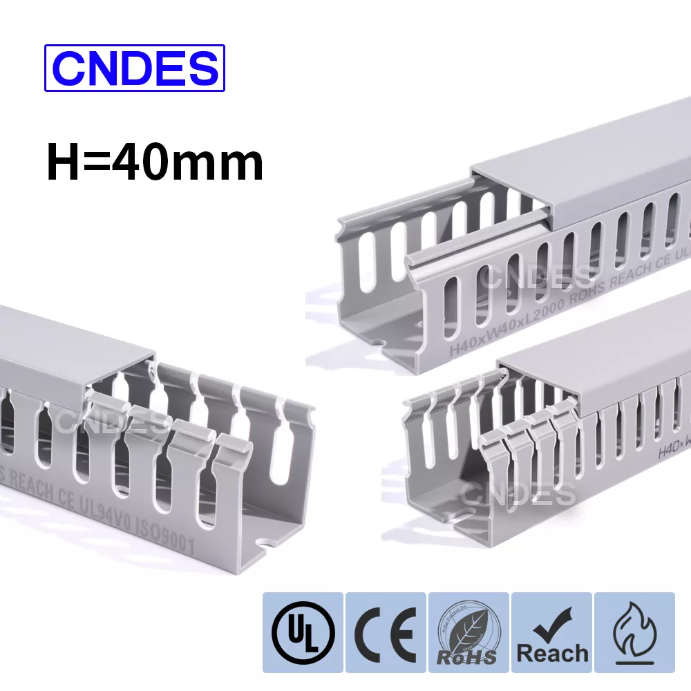 ПВЦ канал за ожичење са прорезима висине 40 мм