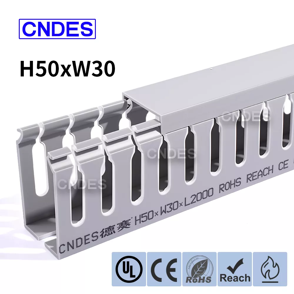 50×30 ПВЦ канал за организацију каблова са прорезима