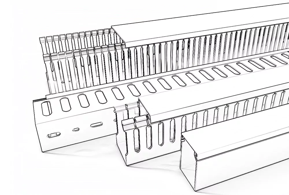 Прилагођени ПВЦ канали за ожичење