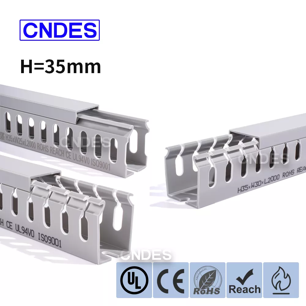 ПВЦ канал за усмеравање жице са прорезима висине 35 мм